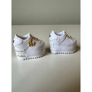 Rainbow High Color Create Fashion Doll Outfit Shoes White Gold Platform Sneakers